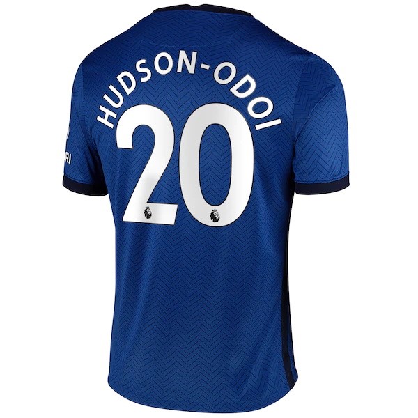 Camiseta Chelsea NO.20 Hudson Odoi Primera Equipación 2020-2021 Azul